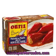 Pimientos Piquillo Rellenos De Bonito Del Norte Ortiz 325 G.