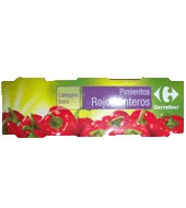 Pimientos Rojos Extra Carrefour Pack De 3x60 G.