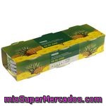 Piña En Rodaja En Su Jugo Eroski, Pack 3x140 G