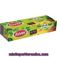 Piña En Su Jugo Juver Pack 3x225 G.