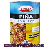 Piña En Su Jugo Rodajas, Videca, Bote 822 G Escurrido 490 G