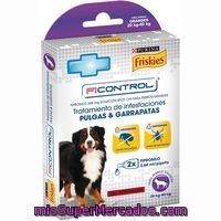 Pipetas Insect. Perro Grande Fipronil Friskies, Pack 2x2,68 Ml