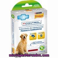 Pipetas Insect. Perro Mediano Fipronil Friskies, Pack 2x1,34 Ml