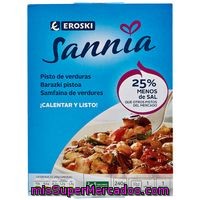 Pisto De Verduras Eroski Sannia, Bandeja 240 G