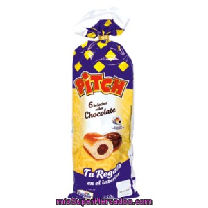 Pitch Brioches Sabor Chocolate Paquete 6 Uds 250 Gr