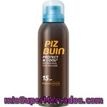 Piz Buin Protec And Cool Mousse Protector Solar Refrescante Spf15 Dosificador 200 Ml