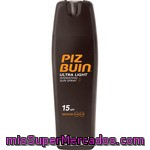 Piz Buin Ultra Light Hydrating Spray Solar Hidratante Spf15 Spray 200 Ml