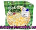 Pizza Artesana De Cuatro Quesos (mozzarella, Queso Azul, Queso Cheddar Y Edam) Albe 570 Gramos