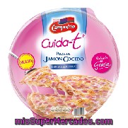 Pizza De Jamón Cocido Con Mozzarella Reducido En Grasa Campofrío - Cuida-t + 345 G.