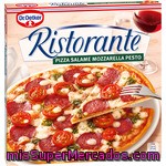 Pizza De Salami, Mozzarella Y Pesto Dr. Oetker - Ristorante 360 G.