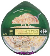 Pizza Fresca Cuatro Quesos Carrefour 400 G.