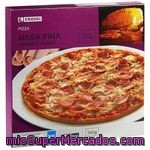 Pizza Masa Fina De Jamón-queso Eroski, Caja 340 G