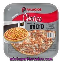 Pizza Mini Micro Chorizo Palacios, 225 G