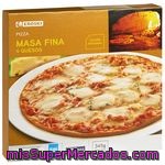 Pizza Premium 4 Quesos Eroski, Caja 350 G