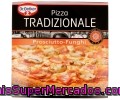 Pizza Prosciutto-funghi (pizza Horneada Sobre Piedra, Cubierta Con Tomate, Jamón Cocido Sabor Ahumado Y Champiñones) Dr. Oetker 390 Gramos