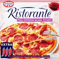 Pizza Ristorante De Peppe.-salami Picante Dr.oetker, Caja 340 G