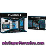Playboy Generation Eau De Toilette Masculina Spray 100 Ml + Desodorante Spray 150 Ml + Gel De Baño Frasco 250 Ml