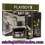 Playboy Pack Man Wild Colonia 100ml + Desodorante 150ml + Gel 250ml 1u