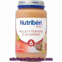 Pollo-ternera A La Casera Nutriben, Tarrito 250 Ml