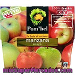 Pom'bel Compota De Manzana 100% Fruta Pack 4 Tarrinas 100 G