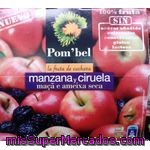 Pombel Compota De Manzana Y Ciruela Sin Azúcar Añadido 4x100g