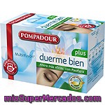 Pompadour Duerme Bien Multinfusión Con Pasiflora 20 Filtros Estuche 44 G