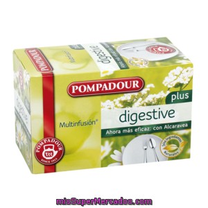 Pompadour Infusión Digestive Plus Estuche 20 Bolsitas