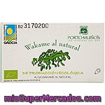 Porto Muiños Wakame Al Natural De Producción Ecológica Lata 70 G Neto Escurrido