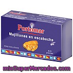 Portomar Serie Nautica Mejillones En Escabeche De Las Rías Gallegas 6-8 Piezas Lata 68 G