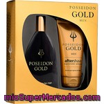 Posseidon Gold Eau De Toilette Masculina Spray 150 Ml + After Shave Frasco 50 Ml