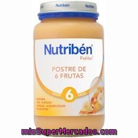 Postre De 6 Frutas Nutriben, Tarrito 250 Ml