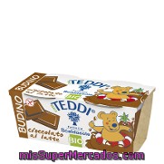 Postre De Chocolate Bio Teddi Pack 2x100 G