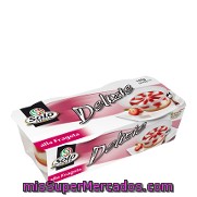 Postre De Fresa Solo Italia Pack De 2x70 G.