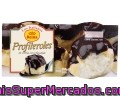 Postre De Profiteroles De Crema Con Chocolate Reina Pack 2 Unidades 100 Gramos