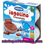 Postre Lácteo Con Chocolate Nestlé, Pack 4x100 G