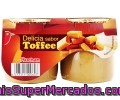 Postre Lácteo Sabor Toffee Auchan Pack De 2 Unidades De 135 Gramos