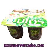 Postre Soja Chocolate, Hacendado, Pack 4 X 100 G - 400 G