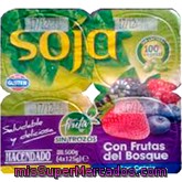 Postre Soja Con Frutas Del Bosque, Hacendado, Pack 4 X 125 G - 500 G