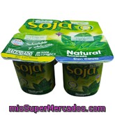 Postre Soja Natural Azucarado, Hacendado, Pack 4 X 125 G - 500 G