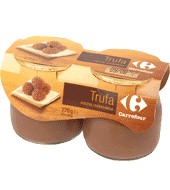 Postre Trufa - Sin Gluten Carrefour Pack 2x135 G.