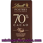 Postres Culinaria 70 % De Cacao Lindt 200 G.