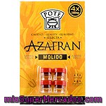 Pote Azafrán Molido Pack 4 Envases 0,2 G