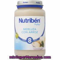 Potito De Merluza Con Arroz Nutriben, Tarrito 250 G