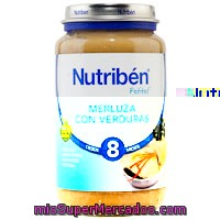 Potito De Merluza Con Verduras Nutriben, Tarrito 250 G