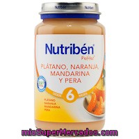 Potito De Plátano-naranja-mandarina-pera Nutriben, Tarrito 250