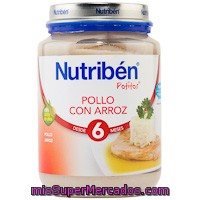 Potito De Pollo Con Arroz Nutriben, Tarrito 200 G