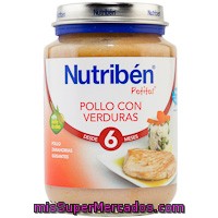 Potito De Pollo Con Verdura Nutriben, Tarrito 200 G