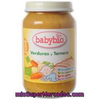 Potito De Verdura-ternera Babybio, Tarrito 200 G