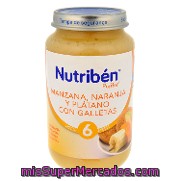 Potito Manzana, Naranja Y Plátano Con Galletas Nutribén 250 G.