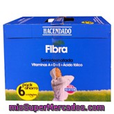 Preparado Lacteo Semidesnatado Con Fibra, Hacendado, Brick Pack 6 X 1 L - 6 L